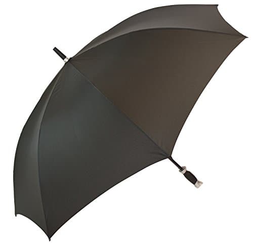 De-Luxe Auto Golf Umbrella - Black