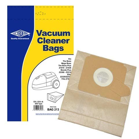 E51 E51N E65 Type Vacuum Cleaner Dust Bags for Electrolux The Boss Z1010 - Z1036 (Pack of 5)