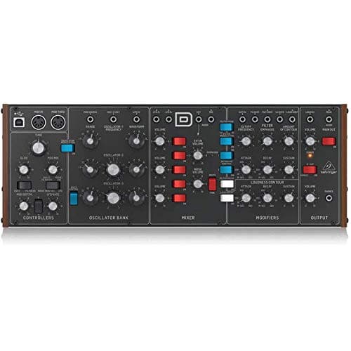 Behringer MODEL D Eurorack-sized Analog Monosynth Module with Microfiber and 1 Year Everything Music Extended Warranty