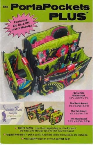 PortaPockets Plus Purse Insert Pattern #SKD2800 by Studio Kat Designs