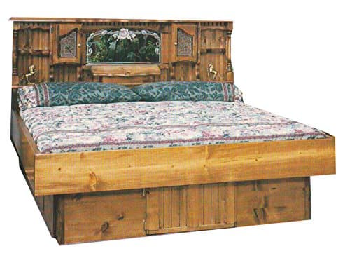 Strobel Organic Hartford Complete Waterbed Premium Solid White Pine Unfinished King
