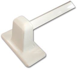 24" Ceramic Towel Bar Set - White