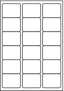 LABELS4U 50 Sheets A4, 18 Labels per Sheet, Size 63.5 x 46.6mm (900 Labels)