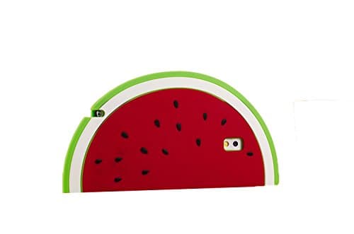 Thunderous 3D Cute Fruit Soft Silicone Watermelon Protective Case for Samsung Galaxy note 3 Red