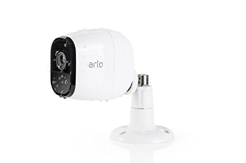 Security Wall Mount- Adjustable Indoor/Outdoor Mount Compatible with Arlo, Arlo Pro, Arlo Pro 2 and Other Compatible Models — by Dropcessories (1 Pack, White)