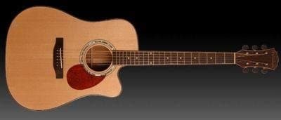 Freshman Apollo 4DC Solid Top Dreadnought Electro Acoustic Guitar