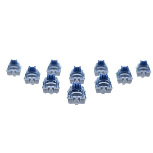 GK GAMAKAY Pegasus Silent Tactile Keyboard Switch with LED Diffuser for Backlit Mechanical Keyboard 5 Pin Pre-lubed Switches for DIY (Pegasus V2 Switch-70Pcs)