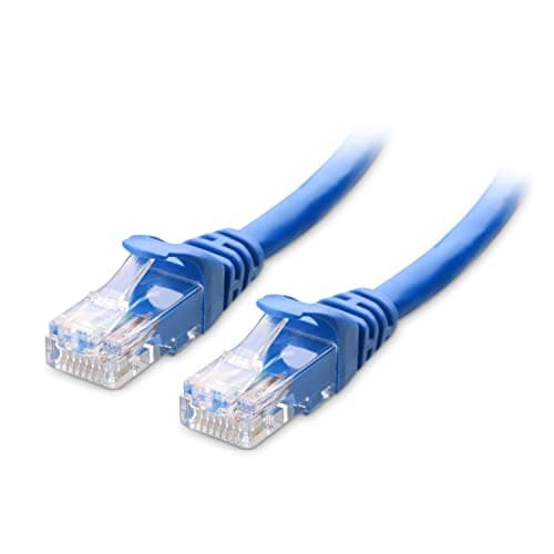 Cable Matters 10Gbps Snagless Cat 6 Ethernet Cable - 9ft, Cat 6 Cable, Cat6 Cord, Ethernet Cord, Blue