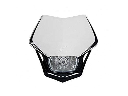 Panel Headlight Holder Universal V-Face White Black