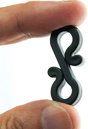 60 Black Gutter Hooks