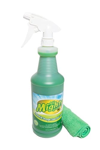 All Mighty Green Multi –Purpose Cleaner, Multi-Surface Cleaning Spray 32 fl. Oz, with AMG Microfiber Towel – Cleaning Kit
