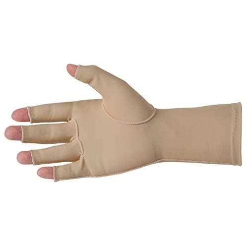 Compression Edema Glove Left Open Finger Medium, 9" L, Tan, Reusable, Latex-free - 1 ct.