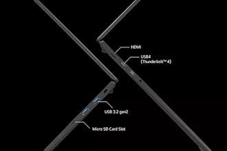 LG Gram 16 Touchscreen Laptop - 16" WQXGA, Intel Evo Core Ultra 7 155H, Intel Arc Graphics, 32GB RAM, 8TB SSD, Backlit KB, Windows 11 Pro, Office Lifetime, w/DVD Drive