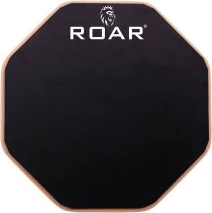Roar Drum Practice Pad - Black (Practice pad only) (8 inches)