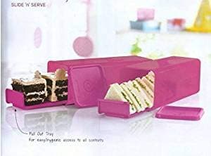 Tupperware Plastic Slide and Serve Tray