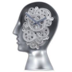 Invotis 1-Piece Standing Robot Clock