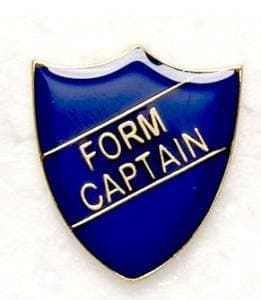 FORM CAPTAIN SHIELD BADGE BLUE SB016B