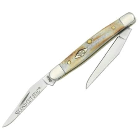 Case 09563 Second Cut Stag Tiny Muskrat Knife