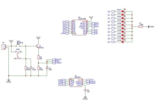 HPYNPES DIY Practical Soldering Practice Kit Practice Learning Electronics Training Board