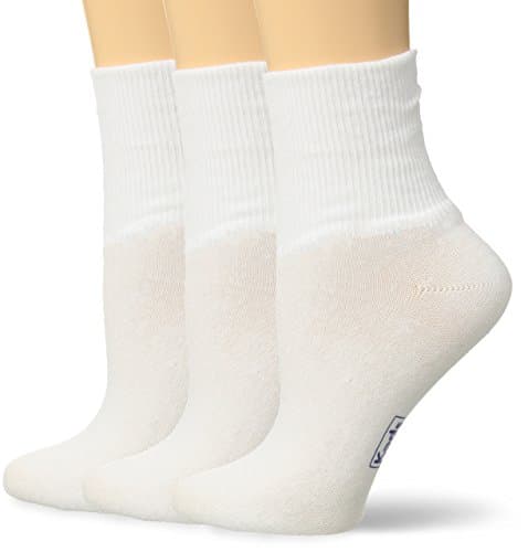Keds Women's Solid Lightweight Turn Cuff Crew 3 Pair Pack
