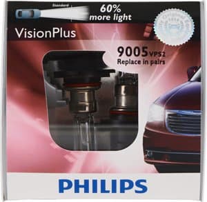 PHILIPS Visionplus 9005 Headlight Bulb (2-Pack)