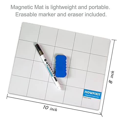Magnetic Mat Auxiliary Tool for disassembling Electronics, Laptop, Smartphone, Game Console, iPhone, iPad, etc.
