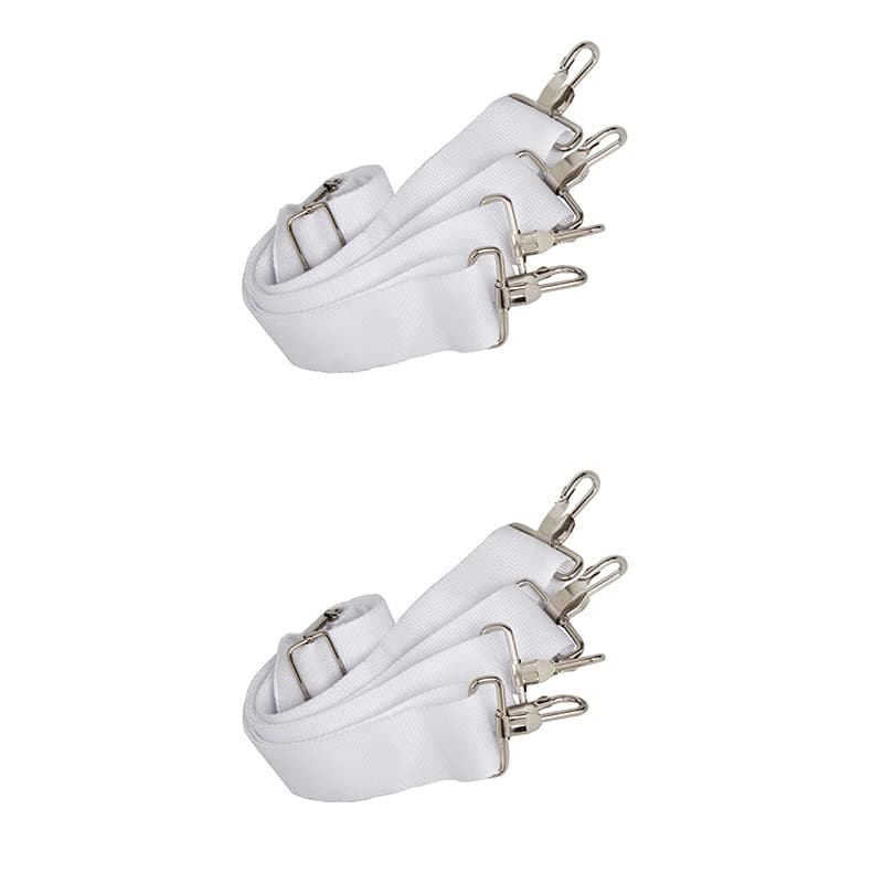 Drum Strap Snare Drum Adjustable Nylon Double Shoulder Strap Cross Sling Holder (2 Pcs)