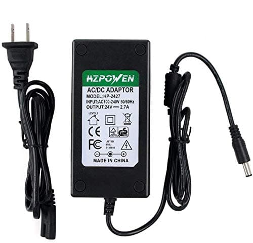 24V AC Adapter Replacement for FUJITSU Image Scanner FI-Series fi-7160 fi-7180 fi-7260 fi-7280 fi-5120C fi-5220 fi-5530C fi-5530C2 fi-6110 fi-6130 fi-6140 fi-6230 fi-6240 Power Supply Cord Charger
