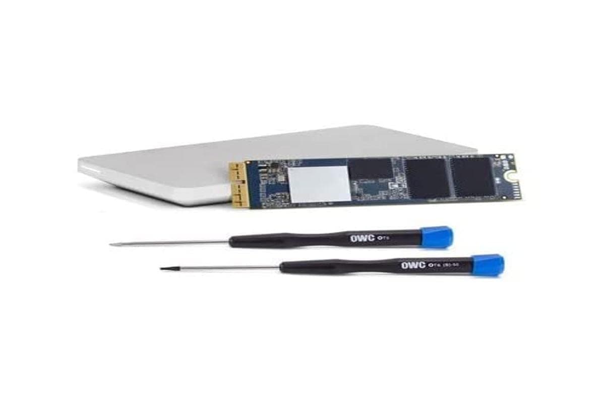 OWC 480GB Aura Pro X2 Complete SSD Upgrade Solution with Tools & OWC Envoy Pro Enclosure for MacBook Air (Mid 2013-2017) and MacBook Pro (Retina, Late 2013 - Mid 2015), (OWCS3DAPT4MB05K)
