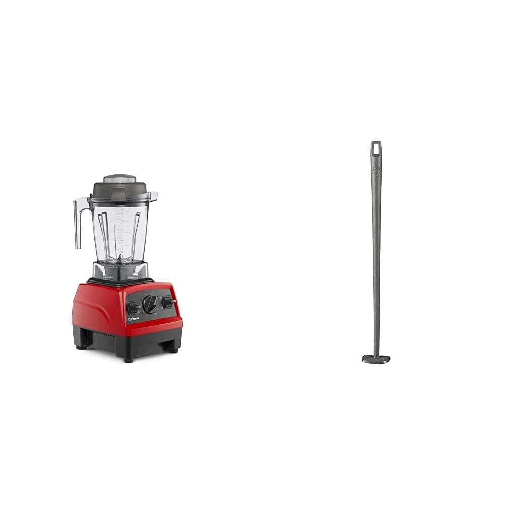Vitamix E310 Explorian Blender, Professional-Grade, 48 oz. Container, Red & Blade Scraper Accessory, Grey