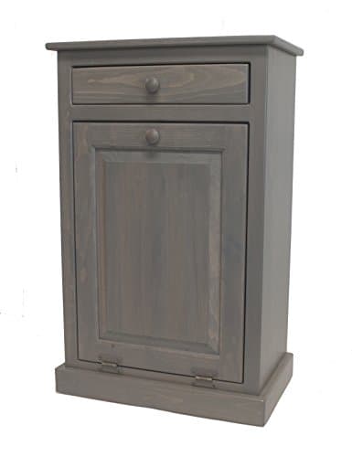 Pine Tilt Out Trash Bin (Pewter)