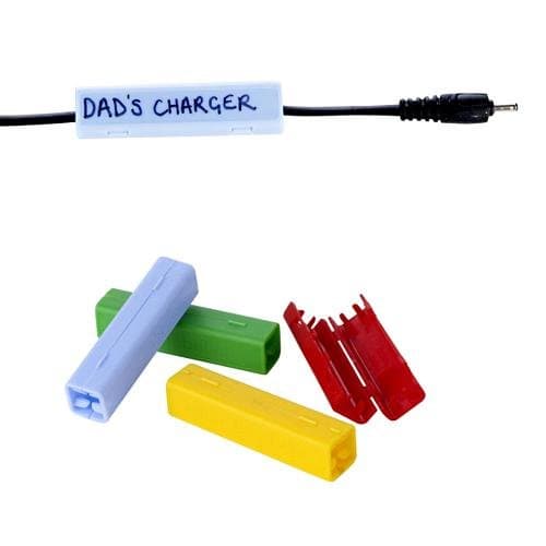 Multi-Pack of 20 Cablebug Clip-On Cable La10 Small to fit Cables 2mm to 5mm and 10 Large to fit Cables 5mm to 7mm.