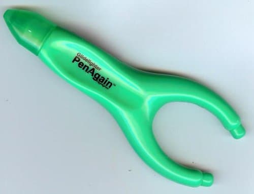 Glidelighter by PenAgain, Chisel Tip Highlighter, Green