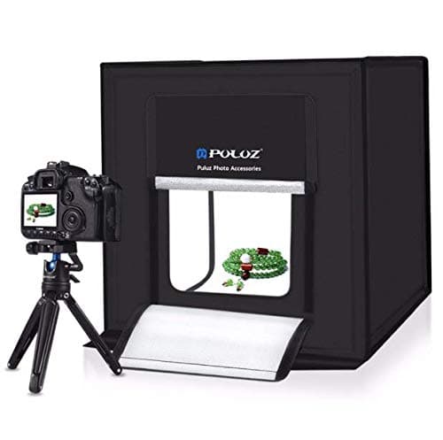 Studio Light Box Portable LED Studio Photo Box Light 80 * 80CM With 3 Colors Background For Camera Photo Photography Kit