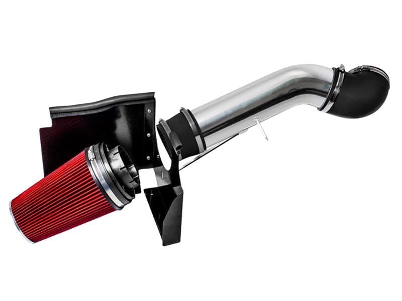 Cold Air Intake System with Heat Shield Kit + Red Filter Compatible with Escalade Avalanche Silverado Suburban Cheyenne Tahoe Sierre Denali Yukon 5.3L/6.0L