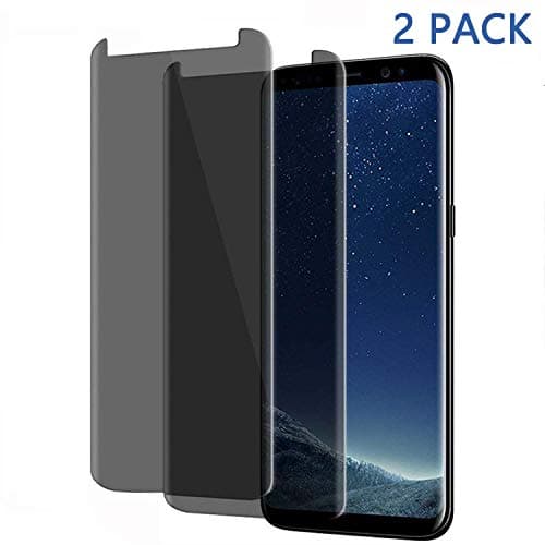 Galaxy Note 9 Privacy Screen Protector, GPROVA [Anti Glare] 3D Curve Edge Anti-Spy Anti-Scratch Bubble Free Case Friendly Easy Installation Tempered Glass for Samsung Galaxy Note 9 (2 Pack)