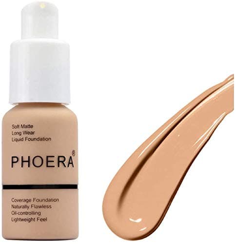 Foundation | Soft Matte Oil Control Full Coverage Foundation Concealer | Flawless Cream Smooth Makeup | 24HR Long Lasting Natural Look (104 Buff Beige (1pc))