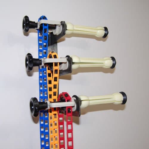 Wall Mounted Backdrop Support System / 3 Rollers/Manual Mount Bracket Background Photography Studio