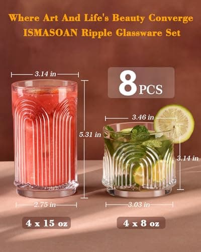 Arch Design Glassware Set