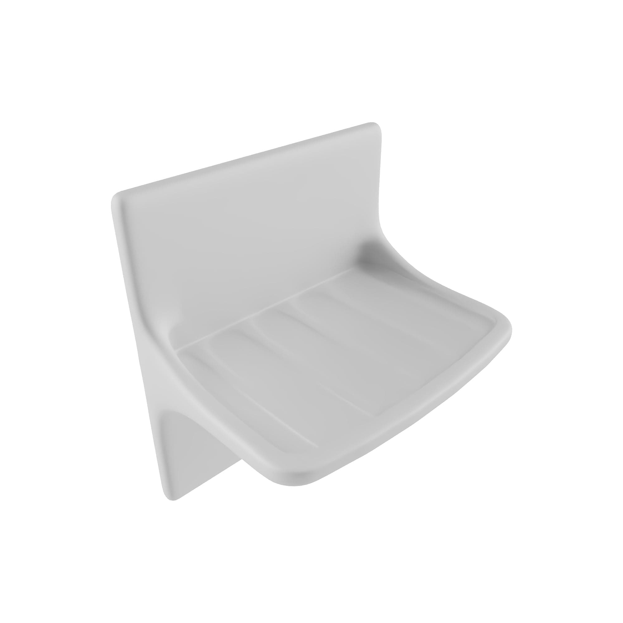 PROPLUS CERAMIC SOAP DISH, GROUT-IN