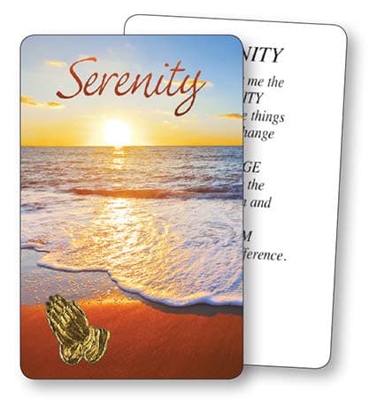 Pocket prayer card - Serenity Prayer