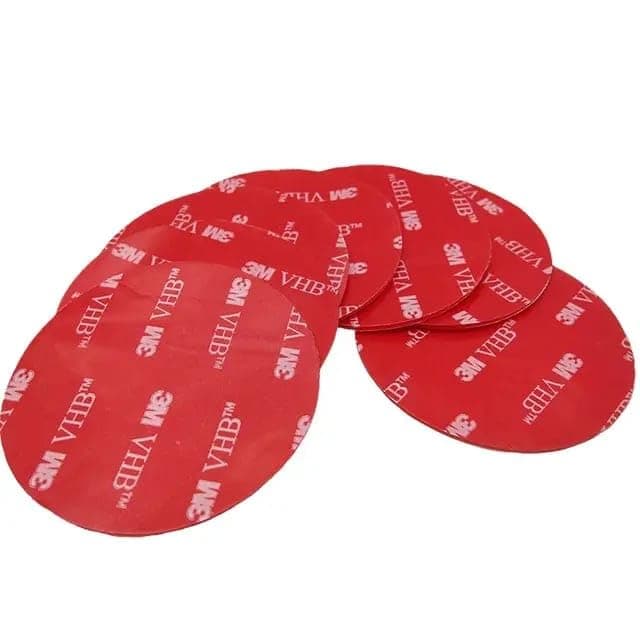 Double Sided Foam Adhesive Tape Pads,6 PackRound Sticky Pads Replacement Mounting Tape, Doble sided Stickers For Suction Cup Car Dashboard Phone Holder,70MM Dashboard Pad Mounting Disk Adhesive Kit,