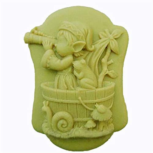 YSCEN 3 Pack Soap Making Molds, Palm Olive Leaf Shaped Freshie Mold, Craft Molds DIY Handmade Silicone Molds - Car Freshies Molds Candle Resin Mould Supplies