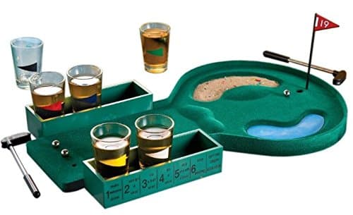 Golf Shot Glass Drinking Game Set