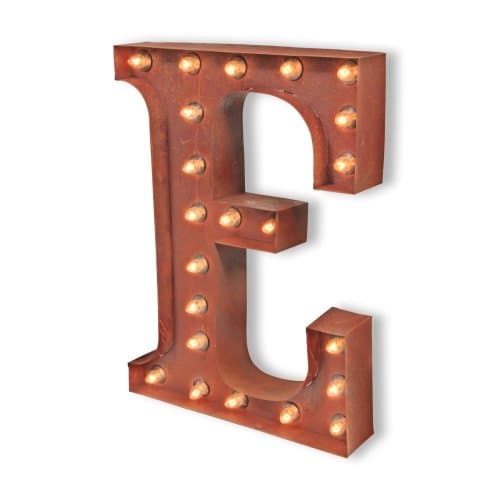 Letter E 24" Marquee Light