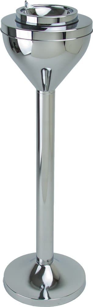Retro Standing Ashtray - 24" Chrome