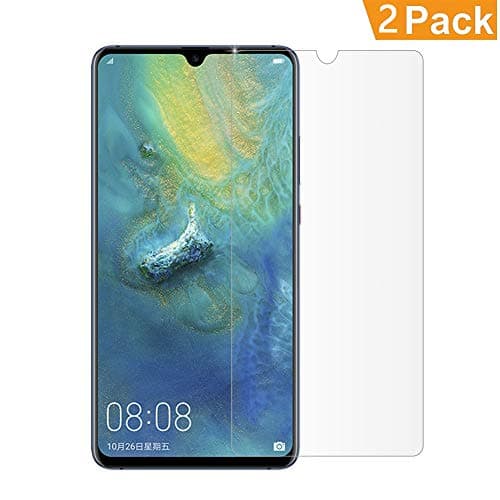 Gosento Huawei Mate 20 X Screen Protector, [2 Pack] Tempered Glass 9H Hardness Film Anti-Scratch Screen Protector for Huawei Mate20 X