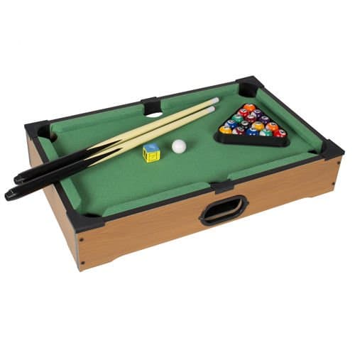 Mini Pool Table Game Table Top with Accessories Board Games Billiards Set