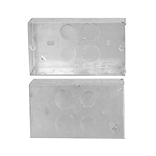 Pattress Socket Back Boxes Wall Boxes Double Gang 35mm Surface Pattress Back Box