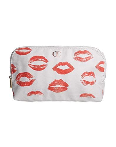 Leather Makeup Bag Night Crimson